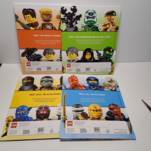 4 Lego Ninjago Character Book Collection Cole, Kai, Lloyd, Ninja Friends DK Publ - Picture 3 of 9